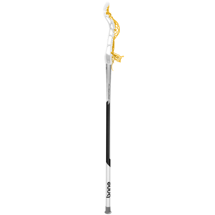 Brine Krown Women's Complete Lacrosse Stick- White/Yellow