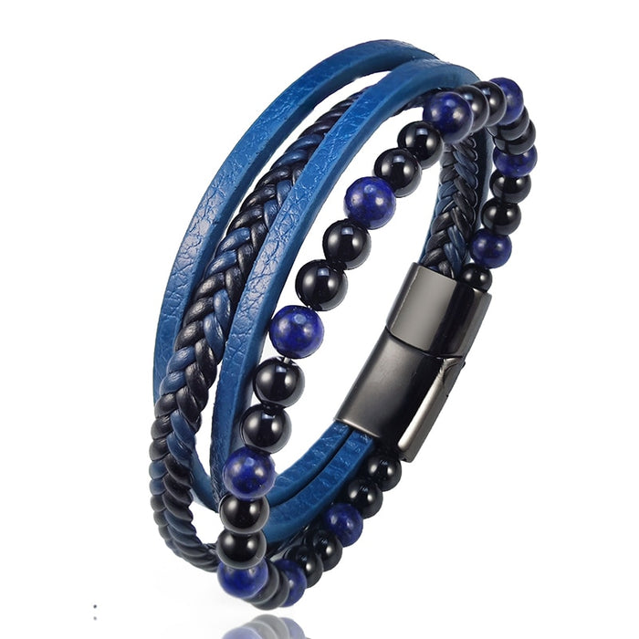 Brixton Perlenoire Leather Bracelet