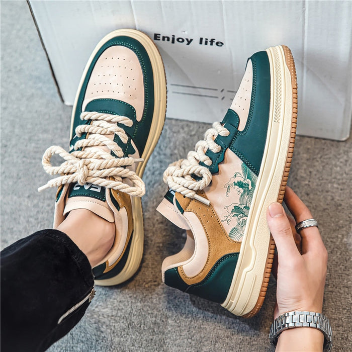 Brooklyn Vulcanized Lace-Up Sneaker