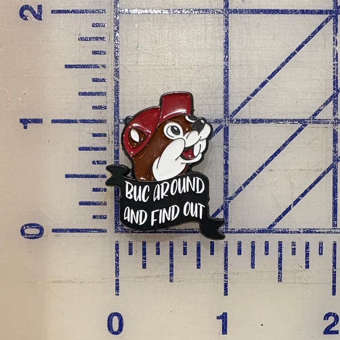 Buc Around Enamel Pin