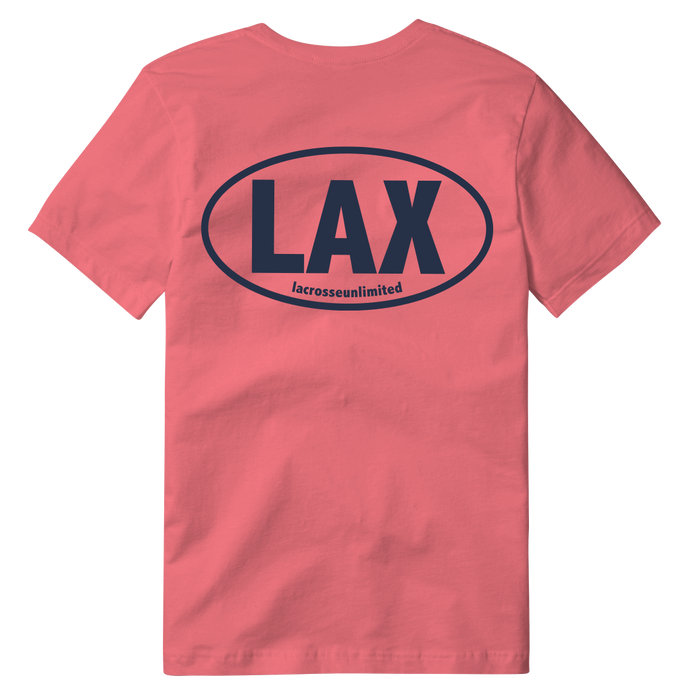 Bumper Sticker Lax Tee- Melon