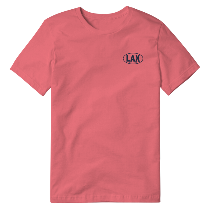 Bumper Sticker Lax Tee- Melon
