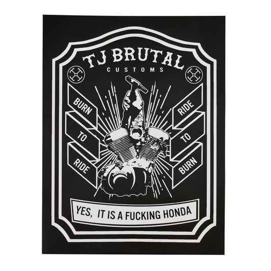 Burn to Ride Poster
