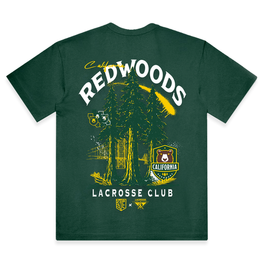 California Redwoods Adult Lacrosse Tee