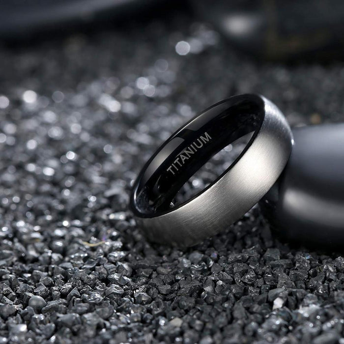Carbonite Titanium Ring