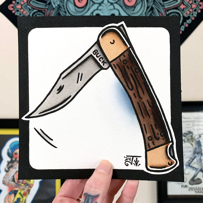 Case Knife Original Painting