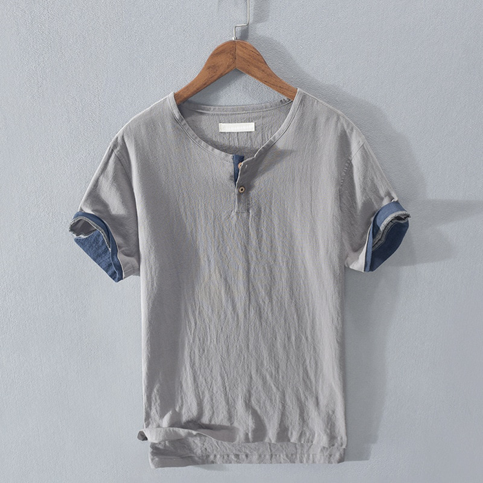Charleston Classic Linen Henley