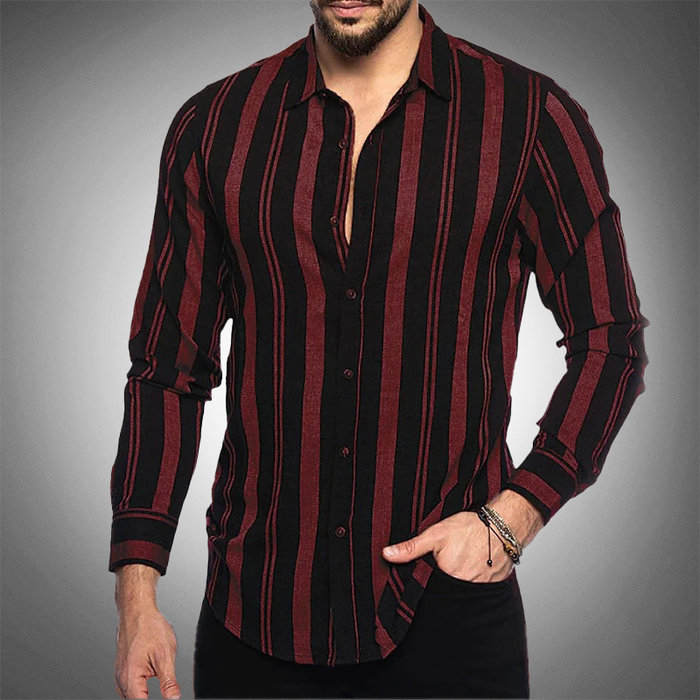Charleston Classic Striped Linen Shirt