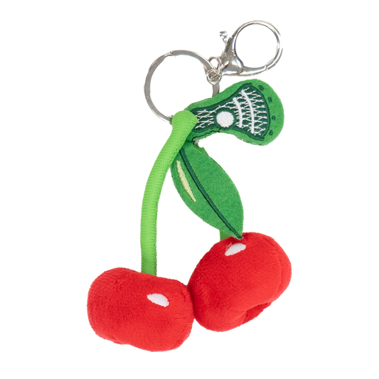 Cherry Plush Lacrosse Bag Charm