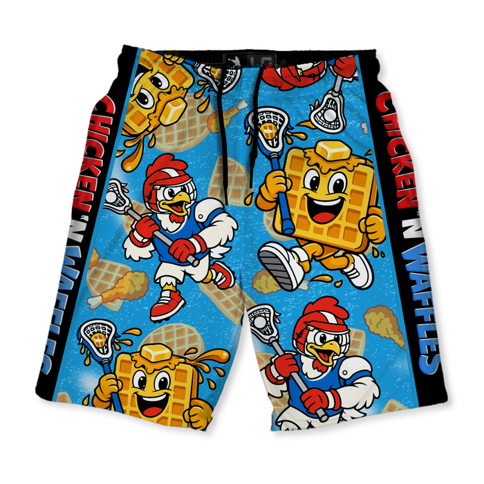 Chicken N' Waffles Lacrosse Shorts