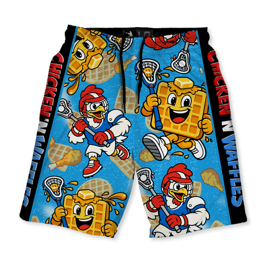 Chicken N' Waffles Lacrosse Shorts