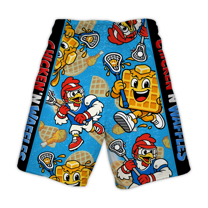 Chicken N' Waffles Lacrosse Shorts