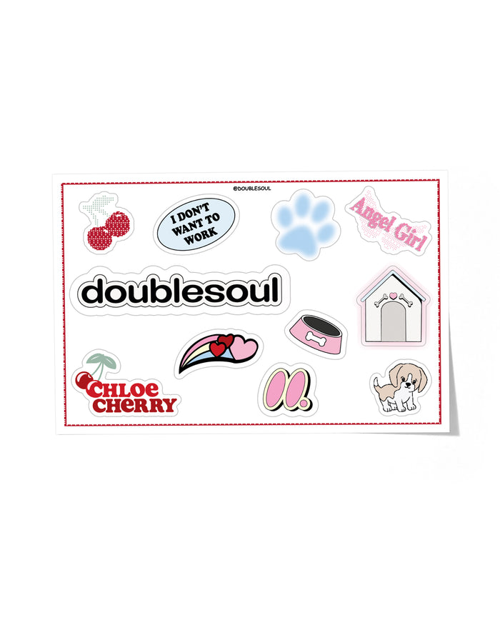 Chloe Cherry Sticker Sheet