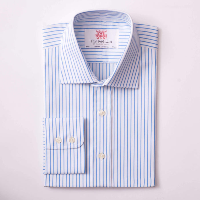 City Stripe Sky Formal Shirt