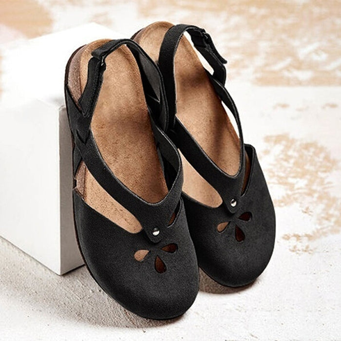 Cleo Contemporary Hollow Out Sandals