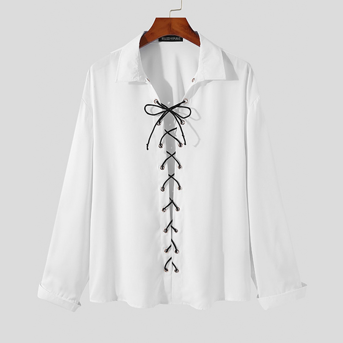 Cleo Stylish Lace Up Shirt