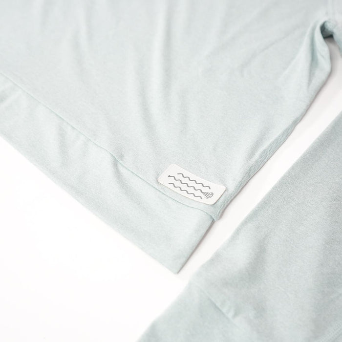 Cloud 9 Women's Lacrosse Cropped Hoodie - Sage
