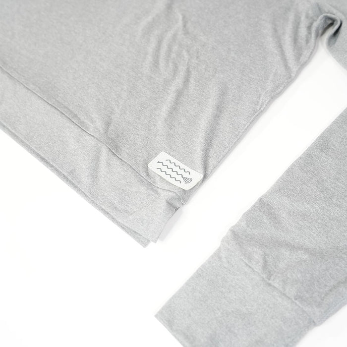 Cloud 9 Women's Lacrosse Cropped Hoodie - Grey