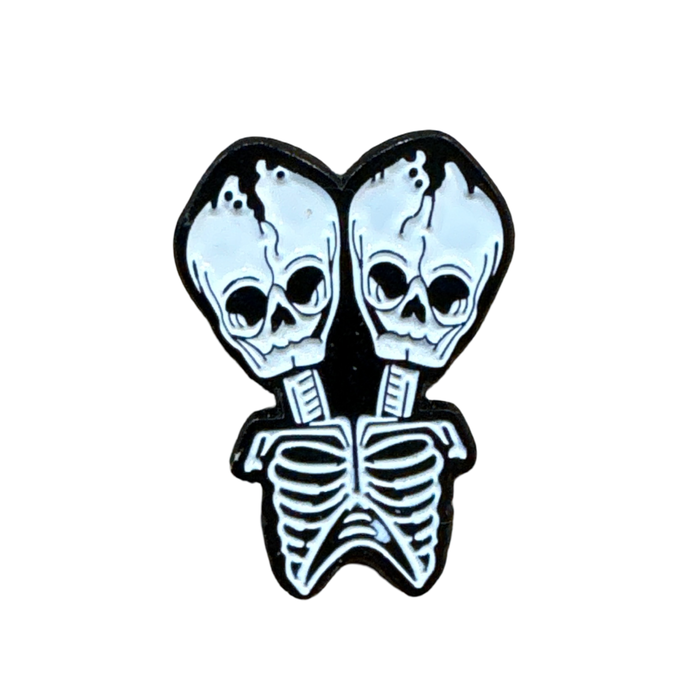 Conjoined Twins Enamel Pin