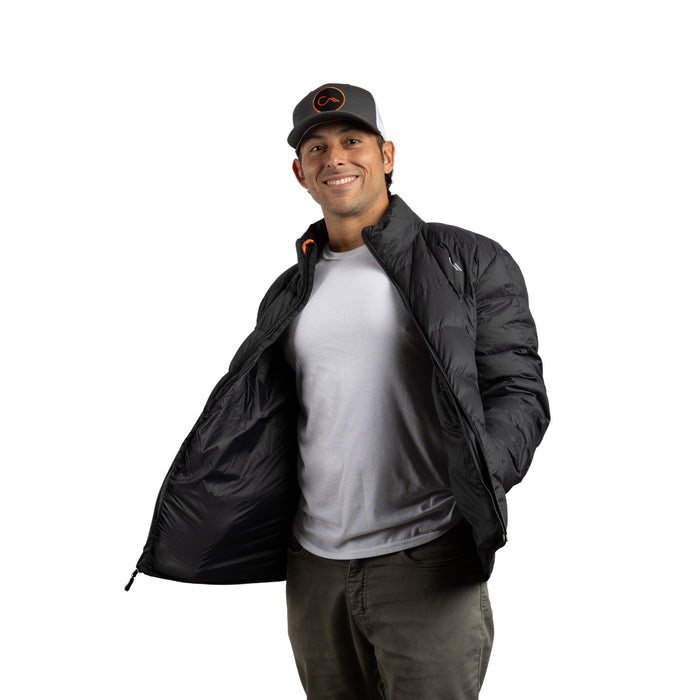 Constant Mountain Men's Infinity Pocket Down Puffer Jacket- Black