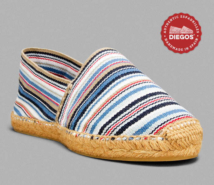 Côte d'Azur stripe espadrilles
