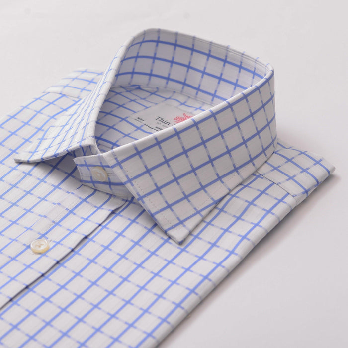 Cotswold Check White Slim Formal Shirt