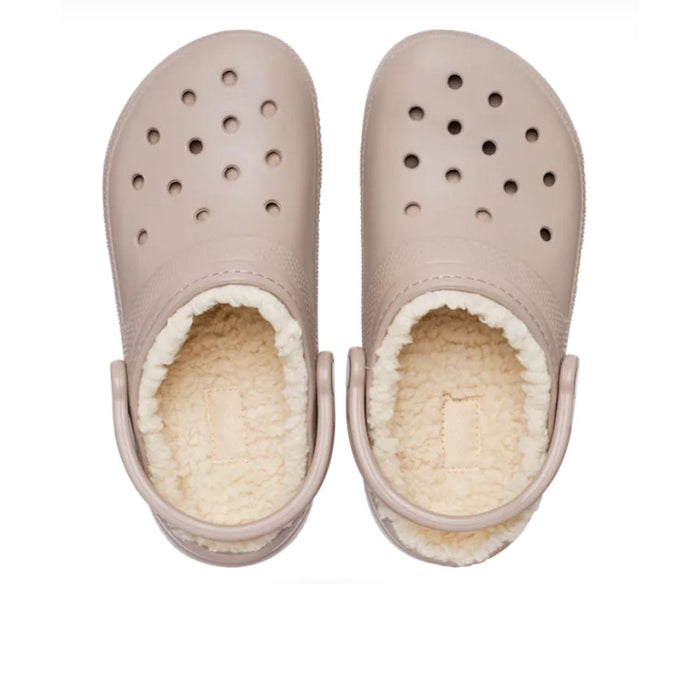 Crocs lined classic clog blue calcite top view