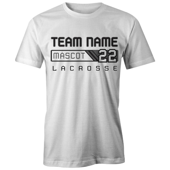 Custom Cadet Lacrosse Tee - White