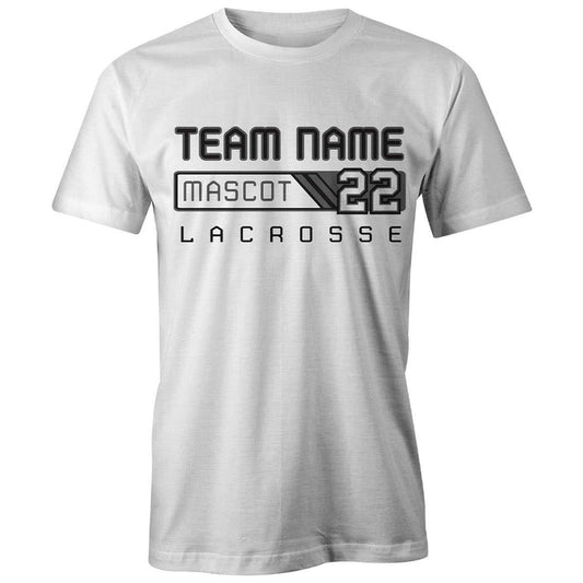 Custom Cadet Lacrosse Tee - White