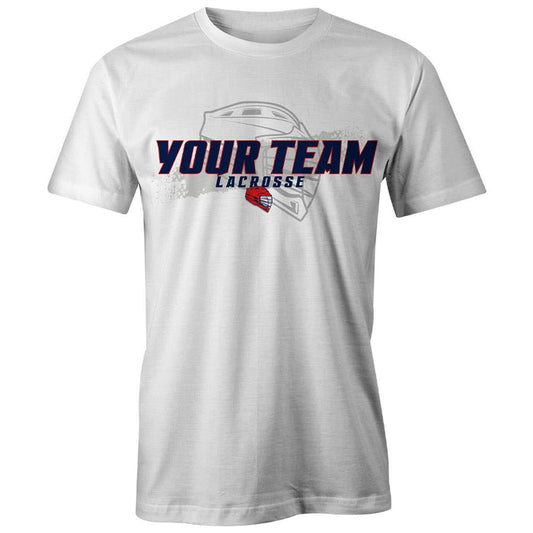 Custom Slash Lacrosse Tee - White