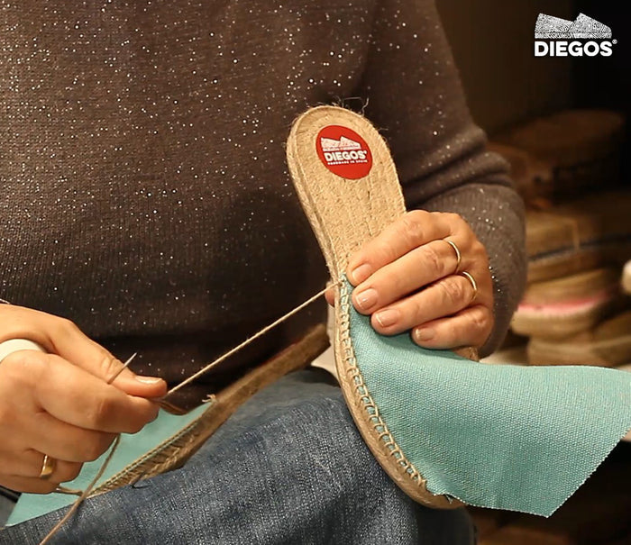 Cyan espadrilles