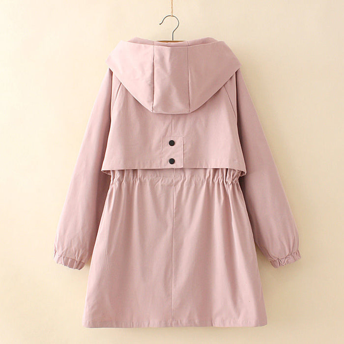 Damaris Minimalist Hooded Coat