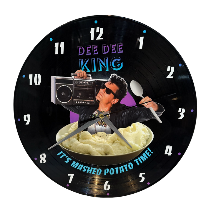 Dee Dee King Record Clock