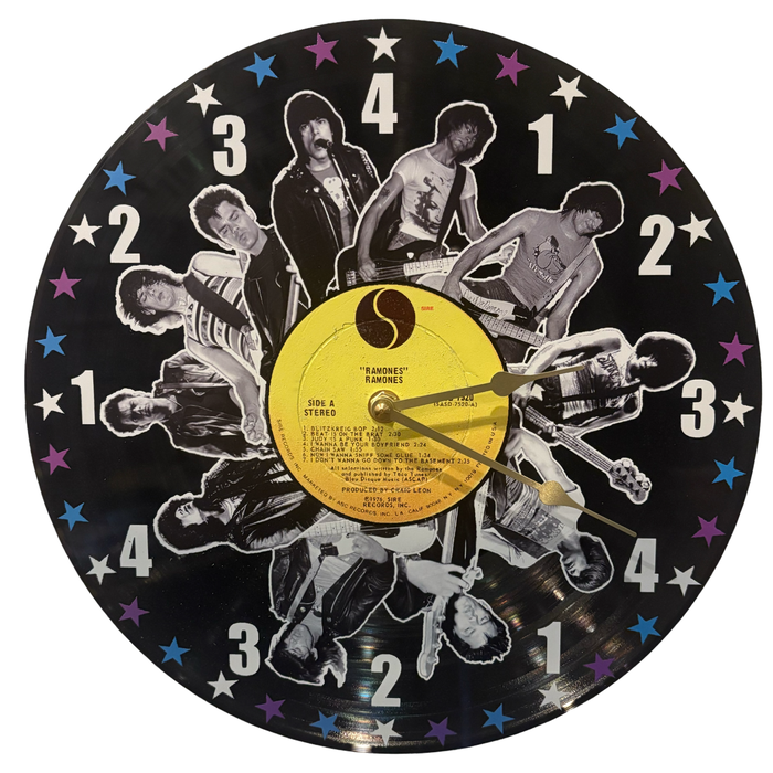Dee Dee Ramone Record Clock