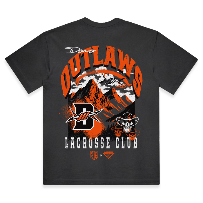 Denver Outlaws Adult Lacrosse Tee