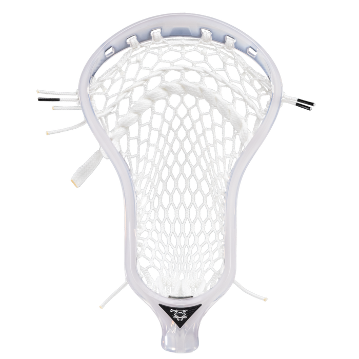 ECD Atom Ghost/White Strung Men's Lacrosse Head