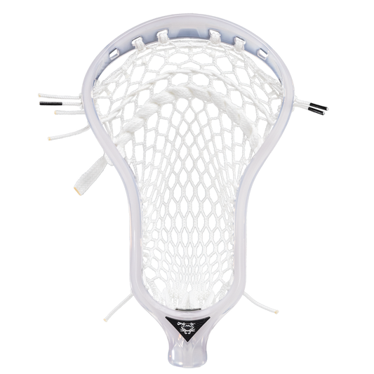 ECD Atom Ghost/White Strung Men's Lacrosse Head