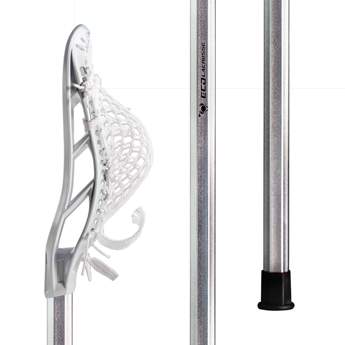 ECD Bravo 1 Defensive Complete Lacrosse Stick -Silver