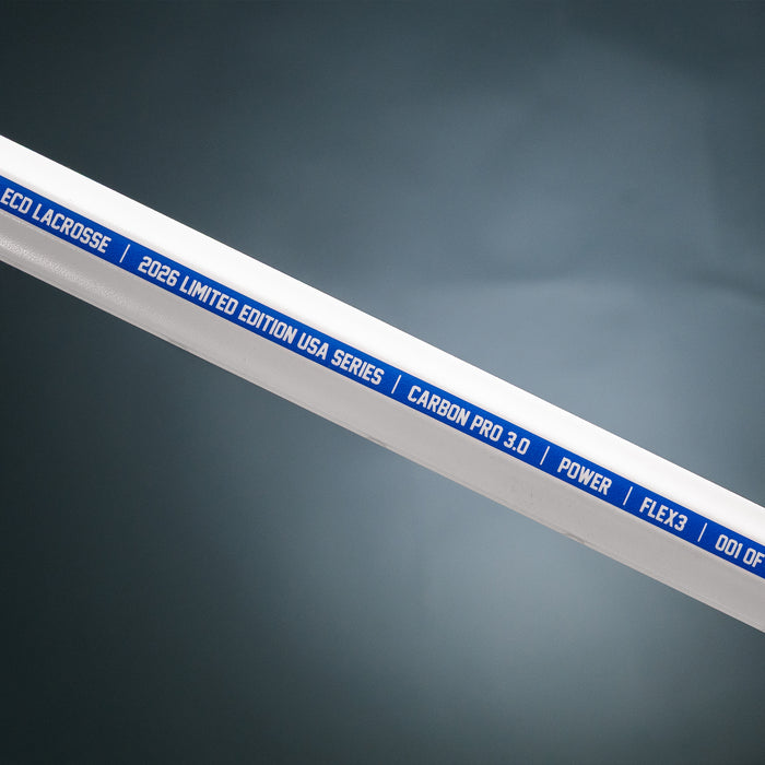 ECD Carbon 3.0 USA White Attack Lacrosse Shaft