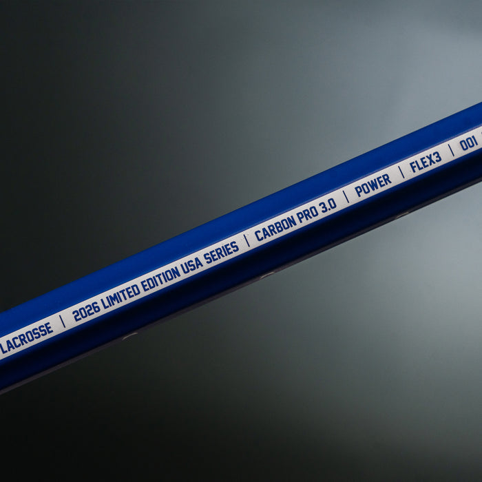 ECD Carbon Pro 3.0 USA Blue Attack Lacrosse Shaft