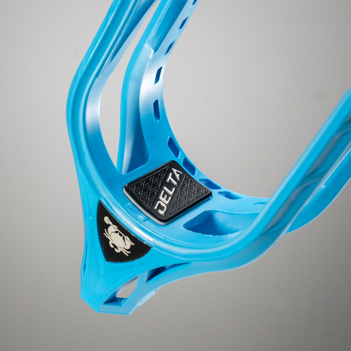 ECD Delta Unstrung Lacrosse Head - Blue