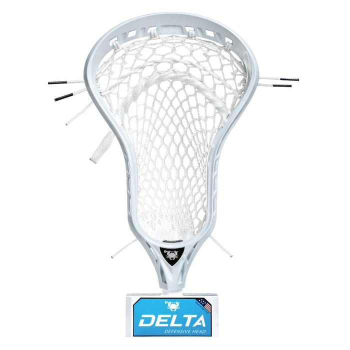ECD Delta Strung Lacrosse Head - White