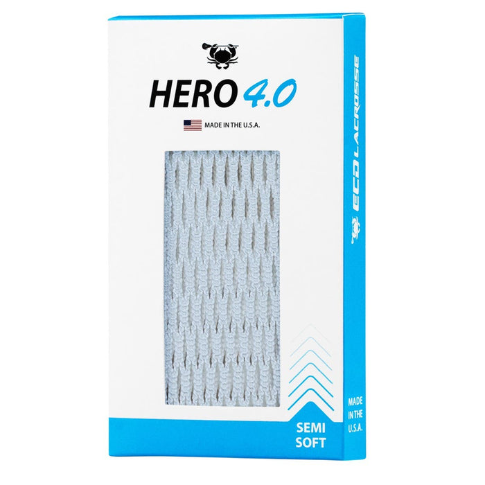 ECD Hero 4.0 Lacrosse Mesh - White