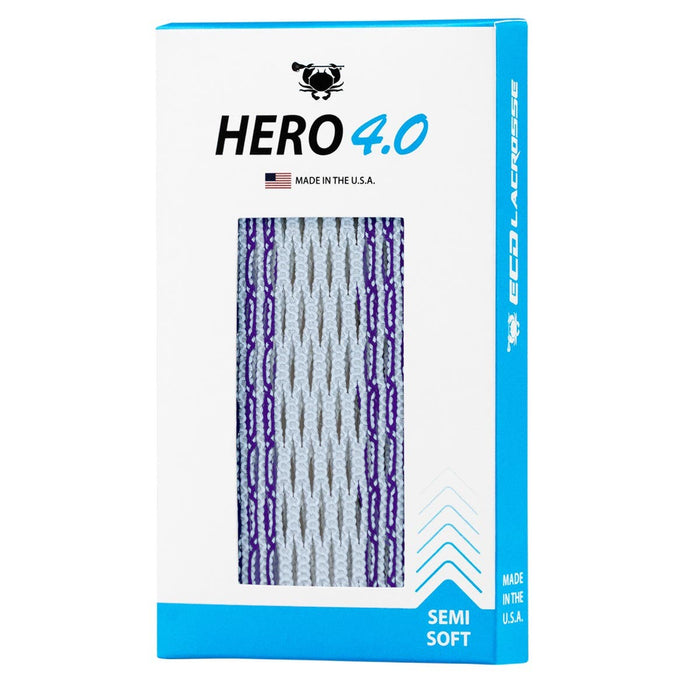 ECD Hero 4.0 Striker Lacrosse Mesh - Purple