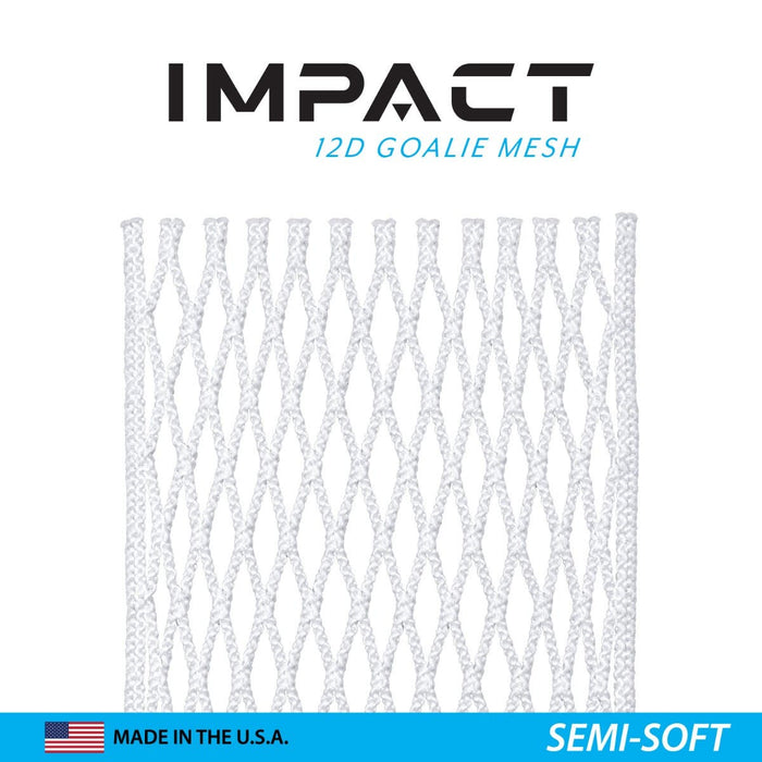 Impact 12D Goalie Mesh - White