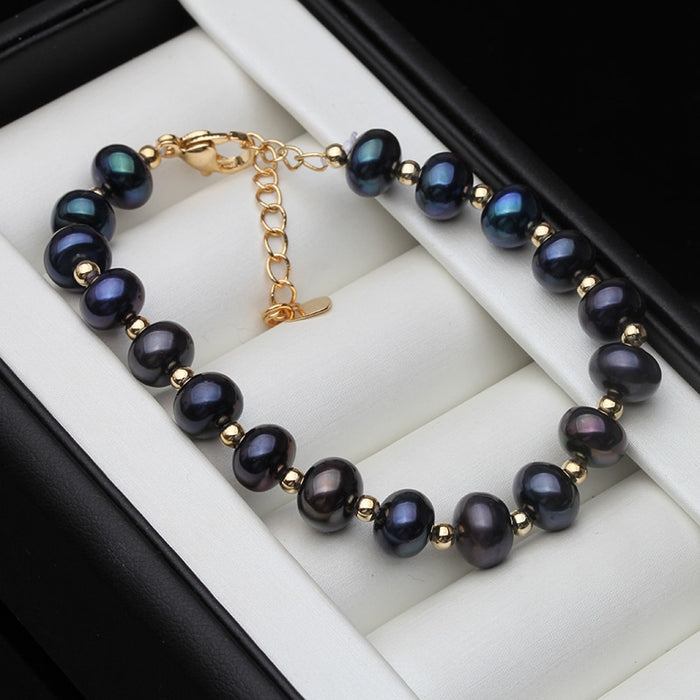 Elena Belccini Pearl Charm Bracelet