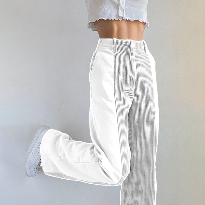 Elena Belccini Vibrant Corduroy Pants