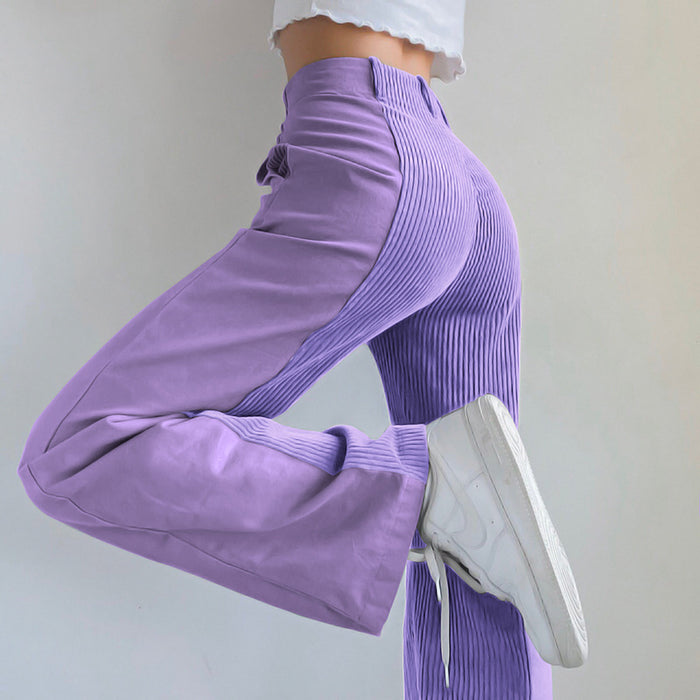Elena Belccini Vibrant Corduroy Pants