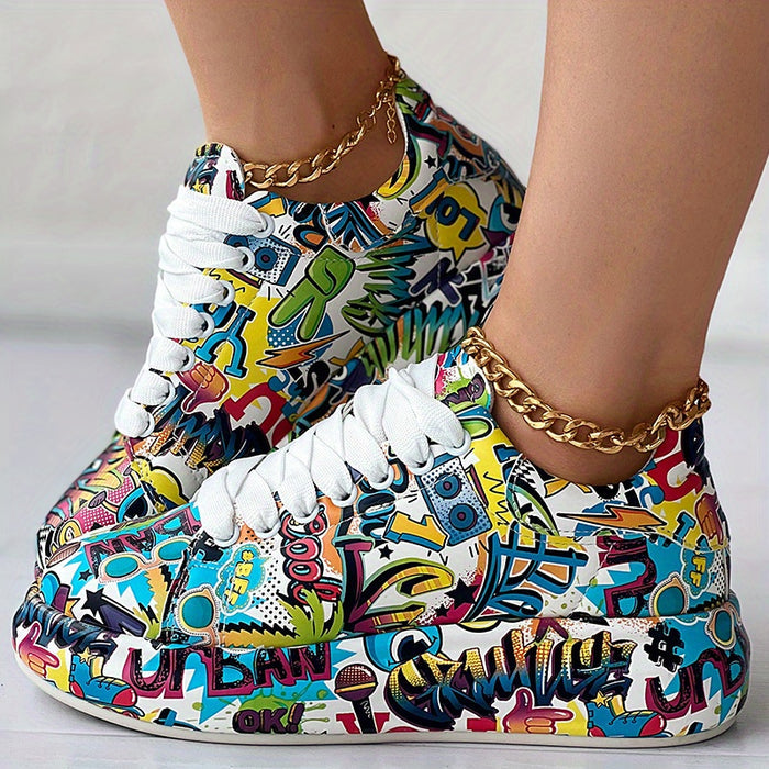 Elliot Edgy Graffiti Sneakers