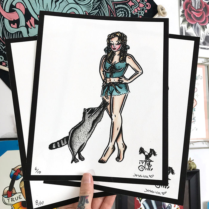 Elly May And Critter Print